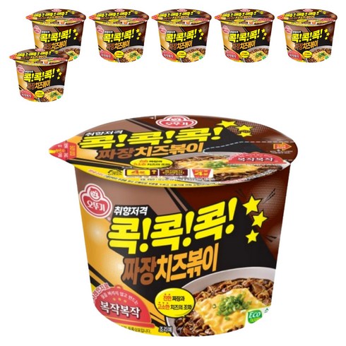 오뚜기 콕콕콕 짜장치즈볶이 100g, 7개