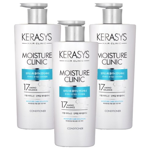 케라시스 모이스춰 클리닉 플러스 린스, 600ml, 3개