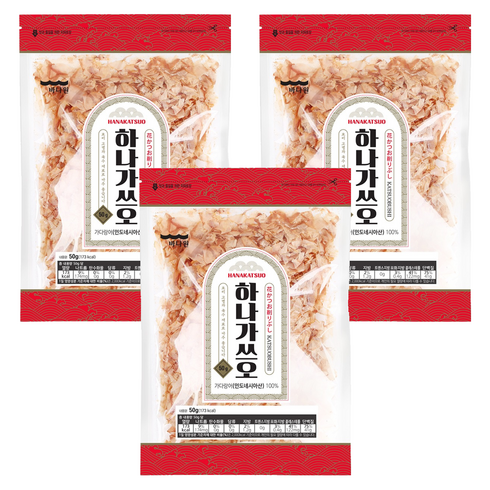 바다원 하나가쓰오 부시 3p, 150g, 1개