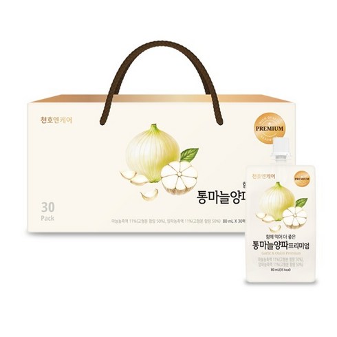 천호엔케어 통마늘양파 프리미엄 건강즙, 1개, 2.4L