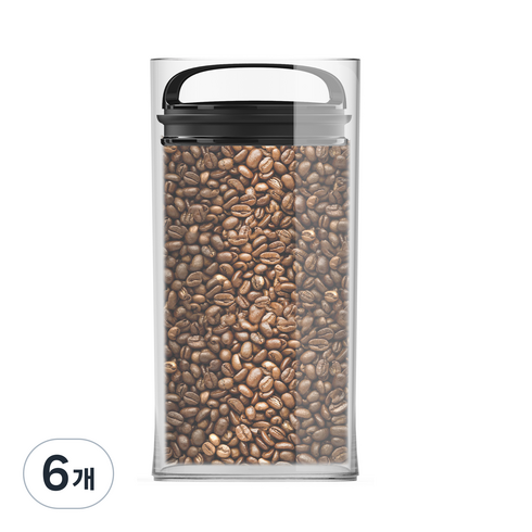 prepara 프레쉬 세이버 커피보관 용기 라지 3.8L, 혼합색상, 6개