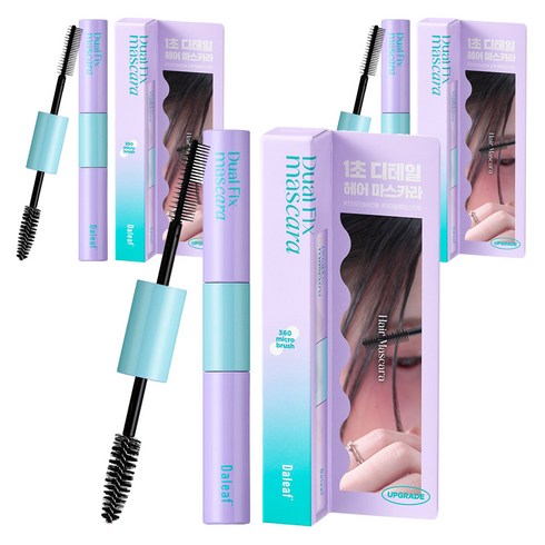 달리프 글램 듀얼 픽스 헤어 마스카라 10ml, 투명, 3개
