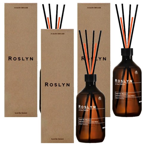 로즐린 슬로우 디퓨저, 500ml, 3개, 라플라워
