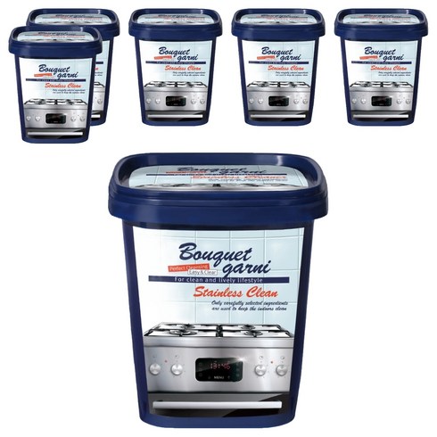 부케가르니 스테인리스 찌든때 지우개 클리너, 500g, 6개