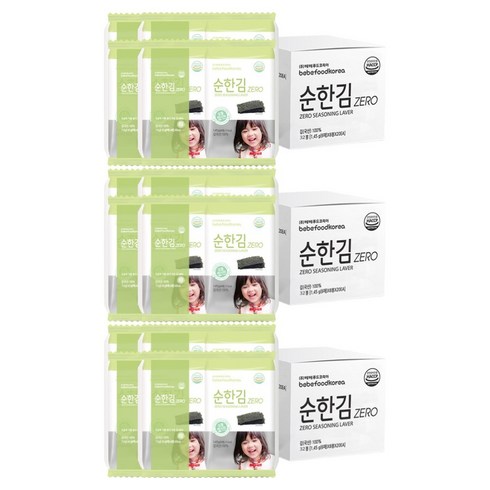 베베푸드 제로, 순한김, 1.45g, 96개