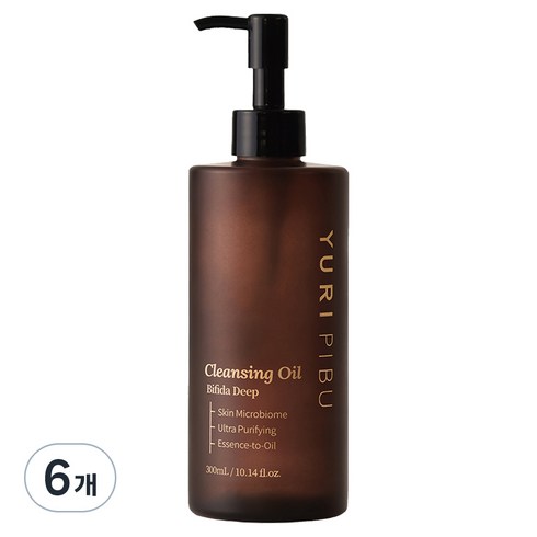 유리피부 비피다 딥 클렌징 오일, 6개, 300ml