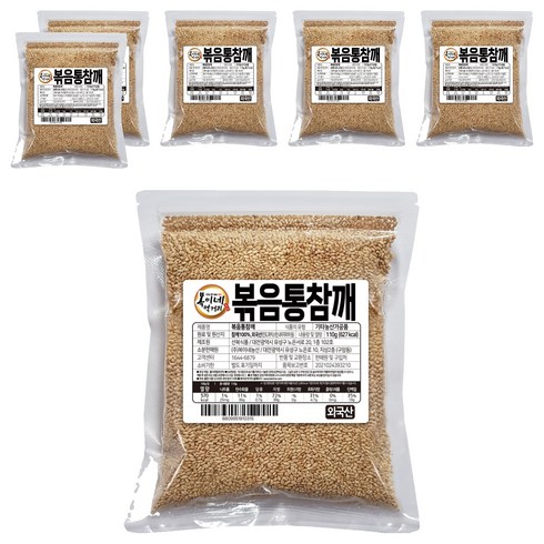 복이네먹거리 볶음통참깨, 110g, 6개