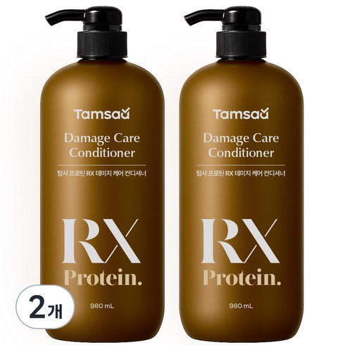 탐사 프로틴 RX 데미지 케어 컨디셔너, 2개, 980ml