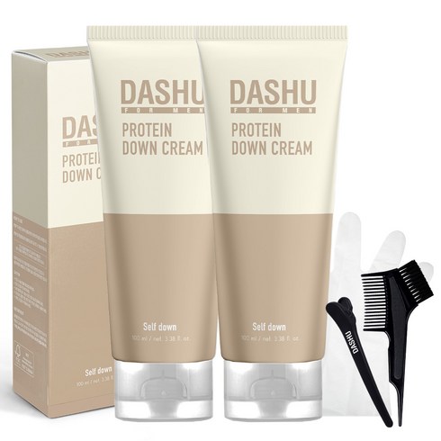 다슈 포 맨 단백질 다운 크림 일반 & 억센모용, 100ml, 2개