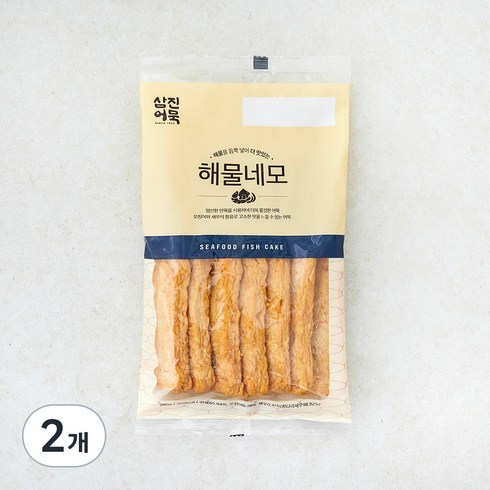 삼진어묵 해물네모 어묵, 280g, 2개