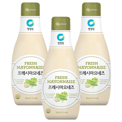 청정원 프레시 마요네즈, 500g, 3개