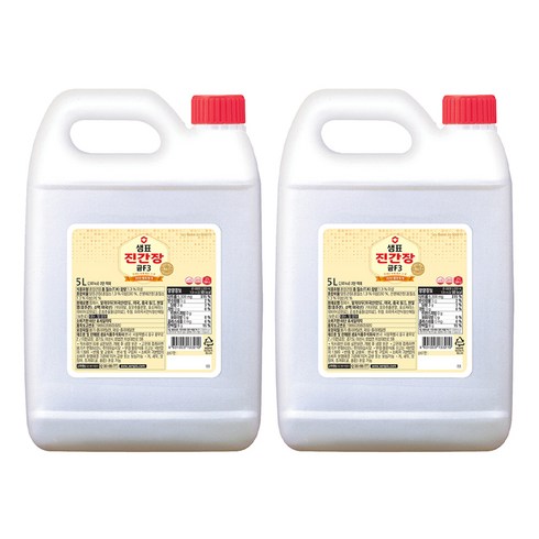 샘표 진간장 금F3, 5L, 2개