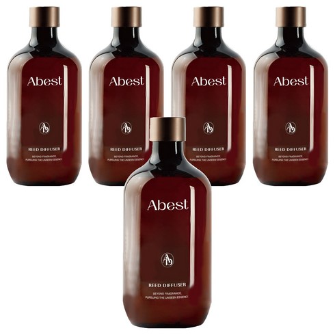 아베스트 대용량 디퓨저 리필액, 오스만투스, 500ml, 5개