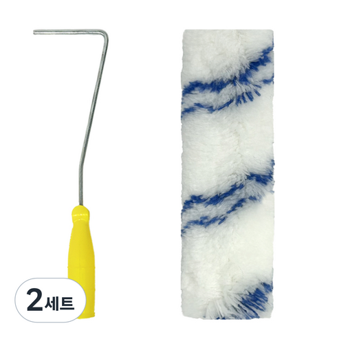 월드크린 롤러대 4호 + 롤러 리필 6호 세트, 2세트, 단일
