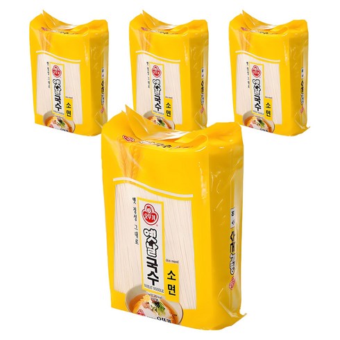 오뚜기옛날 국수 소면, 3kg, 4개