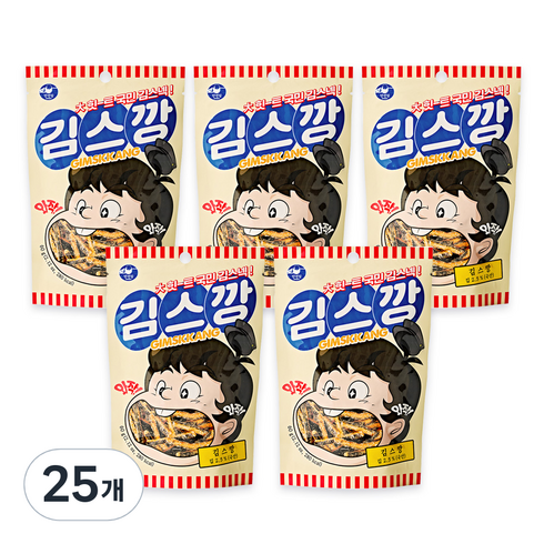 만전김 김스깡, 25개, 60g