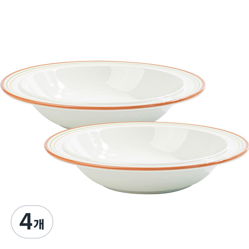 시라쿠스 메이플 파스타볼 23cm, 코지레드, 4개