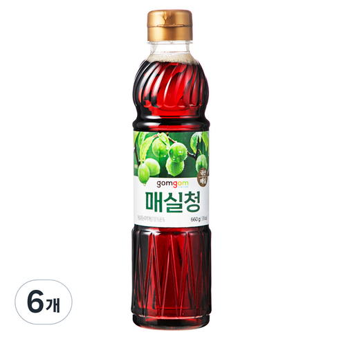 곰곰 매실청, 6개, 660g, 1개