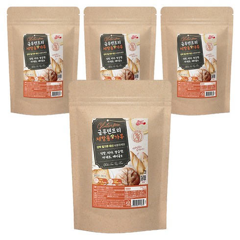 브레드가든 글루텐프리 제빵용 쌀가루, 1kg, 4개
