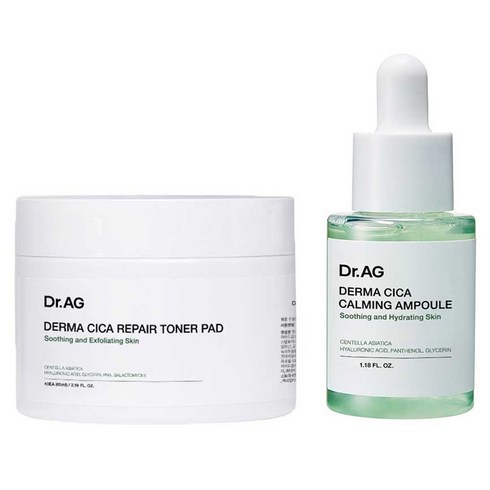 닥터에이지 더마 시카 리페어 토너 패드 40p + 시카 앰플 25ml, 3세트