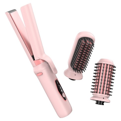 슈틸루스터 무선 3in1 빗고데기, 핑크, ST-DWC100