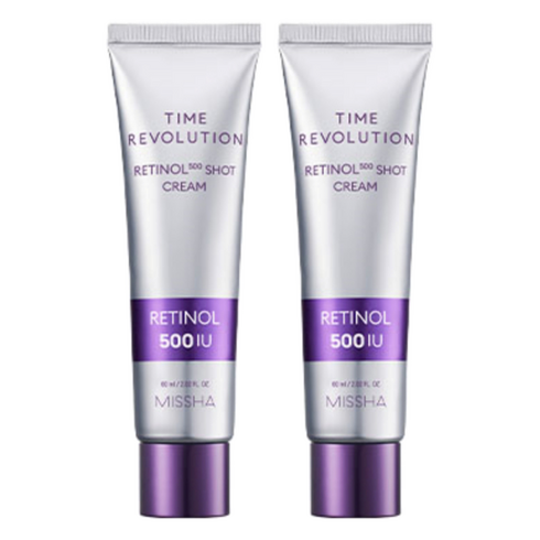 미샤 타임레볼루션 500샷 크림, 60ml, 2개