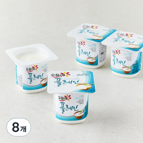 요플레 플레인 멀티, 85g, 8개
