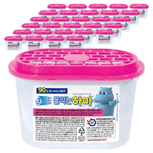 물먹는하마 옷장용 본품, 300g, 54개