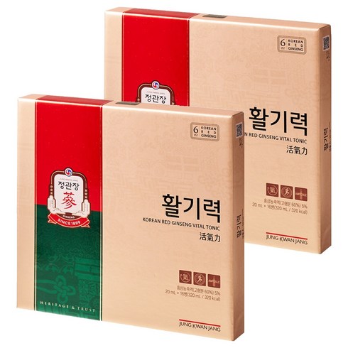 정관장 활기력 세트 16p, 320ml, 2세트