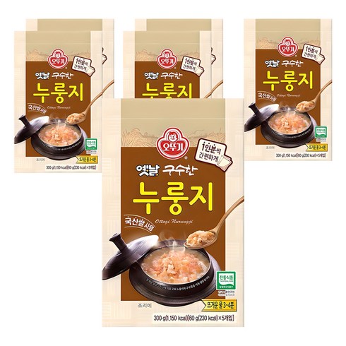 오뚜기옛날 구수한 누룽지, 300g, 6개
