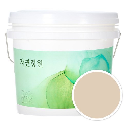 자연정원 BR세라텍 수성페인트 BR047, 소프트 베이지, 10L, 1개