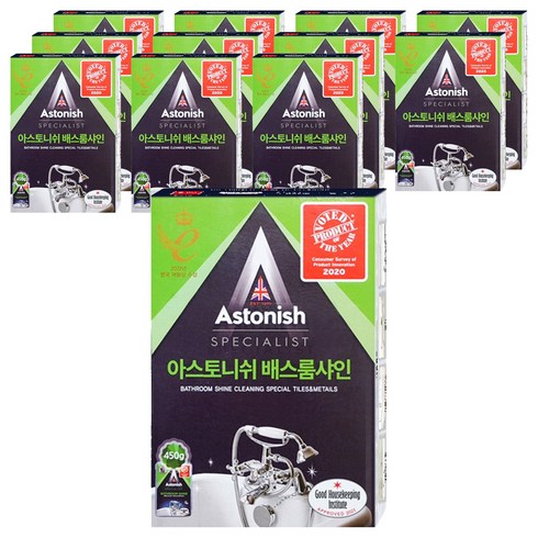 아스토니쉬 베스룸 샤인 클리너, 450g, 12개