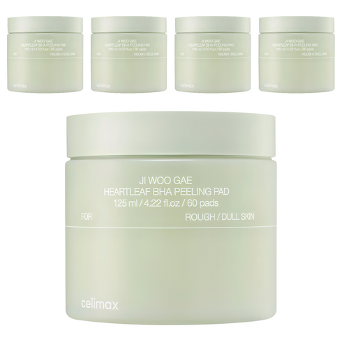 셀리맥스 어성초 BHA 지우개 필링 패드, 60매입, 125ml, 5개