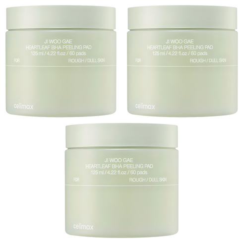 셀리맥스 어성초 BHA 지우개 필링 패드, 60매입, 125ml, 3개