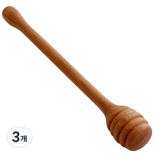 아카시아 우드 허니디퍼 꿀뜨개, 혼합색상, 3개