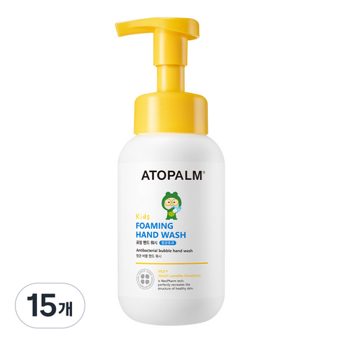 아토팜 키즈 포밍 핸드워시, 라즈베리향, 15개, 300ml