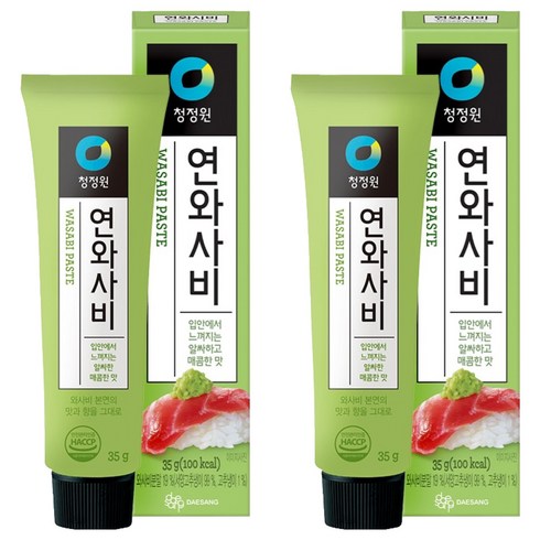대상 청정원 연와사비, 35g, 2개