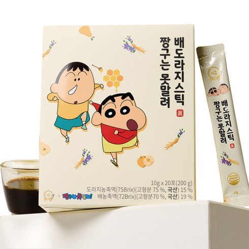 려원담 짱구는못말려 배도라지 스틱, 200g, 1개