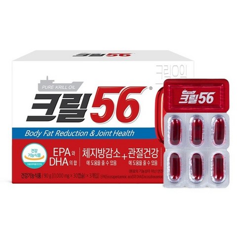 크릴56 펄세스 크릴오일, 90정, 1개