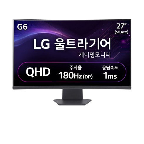 LG전자 QHD 울트라기어 게이밍 모니터, 68.4cm, 27GS60QC