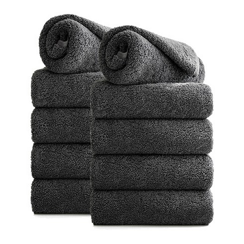 타월톡톡 국내생산 호텔수건 200g 40수 코마사, 딥그레이, 10개