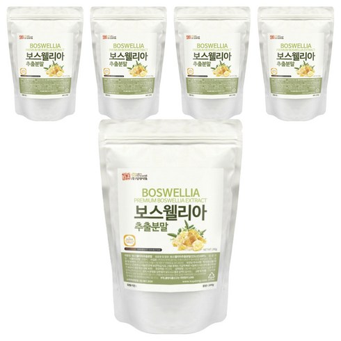 갑당약초 보스웰리아추출분말 실속형 지퍼백, 5개, 200g