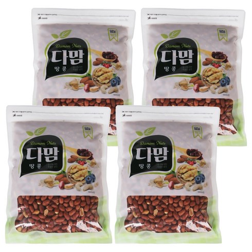다맘 땅콩, 1kg, 4개