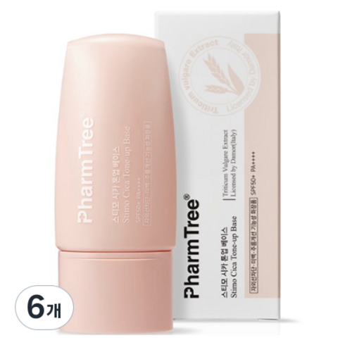 팜트리 스티모시카 톤업 베이스 37ml, 6개, 핑크베이지