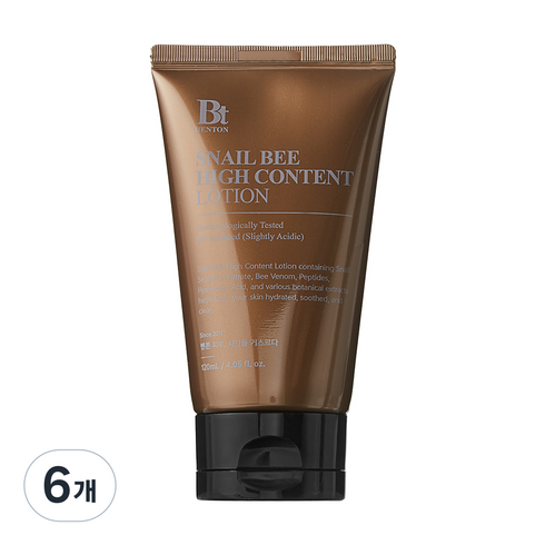 벤튼 스네일비 하이콘텐트 로션, 120ml, 6개