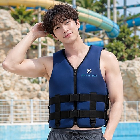 아티나 네오플랜 부력보조복 OSKA-9N 75kg, 네이비