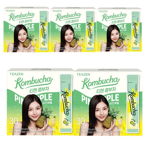 티젠 파인애플 콤부차, 5g, 30개입, 5개