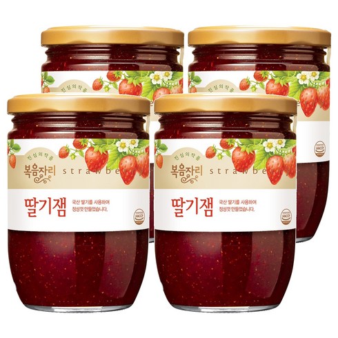 복음자리 딸기잼, 640g, 4개