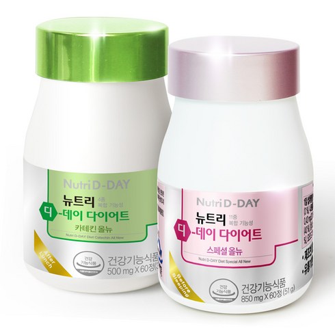 뉴트리디데이 다이어트 스페셜 올뉴 60정 x 1p + 카테킨 올뉴 60정 x 1p, 1세트, 120정