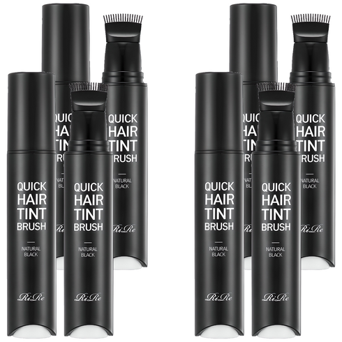 리르 퀵 헤어 틴트 브러쉬 20ml, 내추럴블랙, 4개